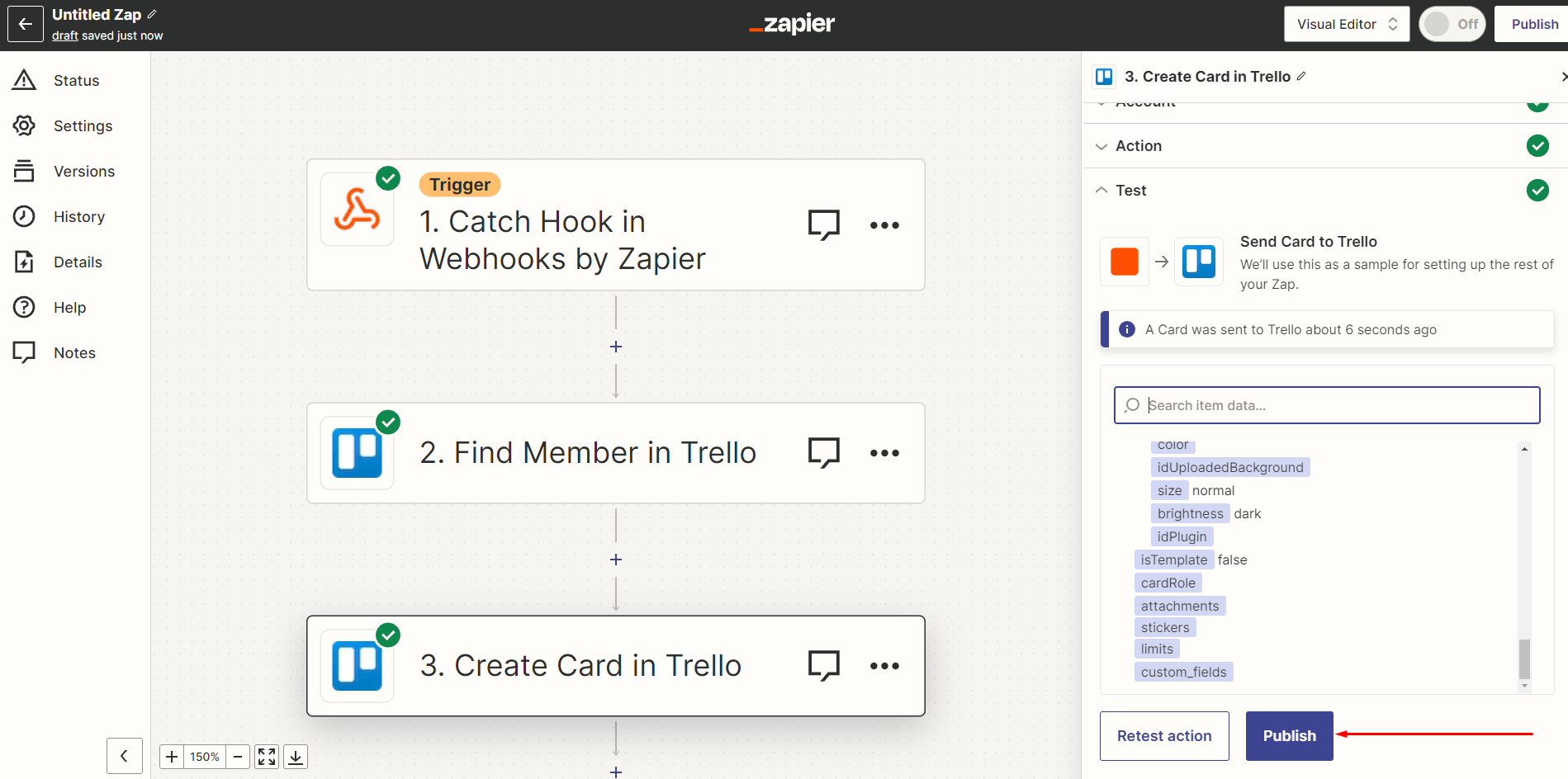 Chainbound Trello link - tips and game details